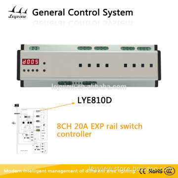 High quality and huge capacity dmx 512 8CH 20A light controller